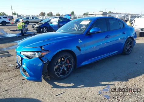 2019 Alfa Romeo Giulia Quadrifoglio Rwd z USA, uszkodzony, nr VIN ZARFAMEV8K7599345
